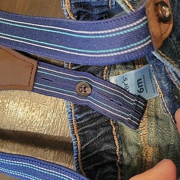 Matching Set of 2 Jeans with Suspenders - Picture 8 of 10